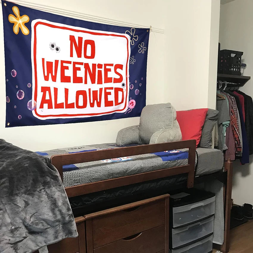 No Weenies Allowed Banner